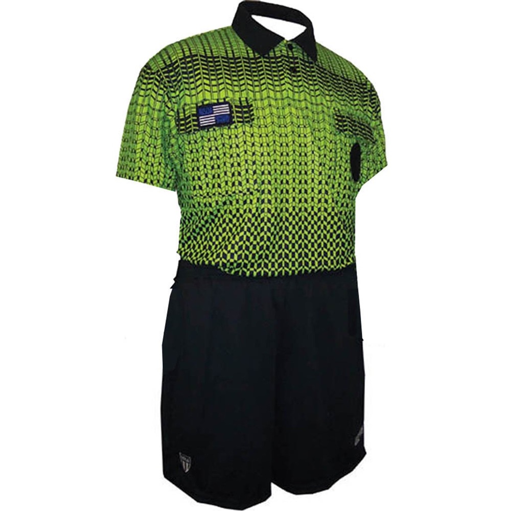 NISOA Coolwick SS Green Grid Shirt